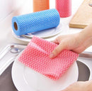 Non-woven Kitchen Cleaning Cloth Disposable Eco-friendly Rags Wiping Pad Furniture Kitchenware Cleaning